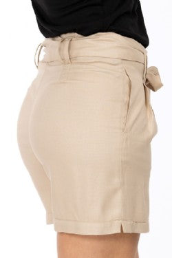 Liv Shorts Beige/Svarta