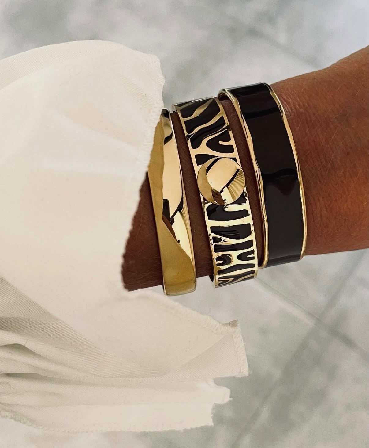 Armband - guldfärgat