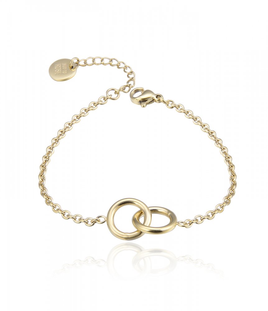 Armband - Guld med ringar