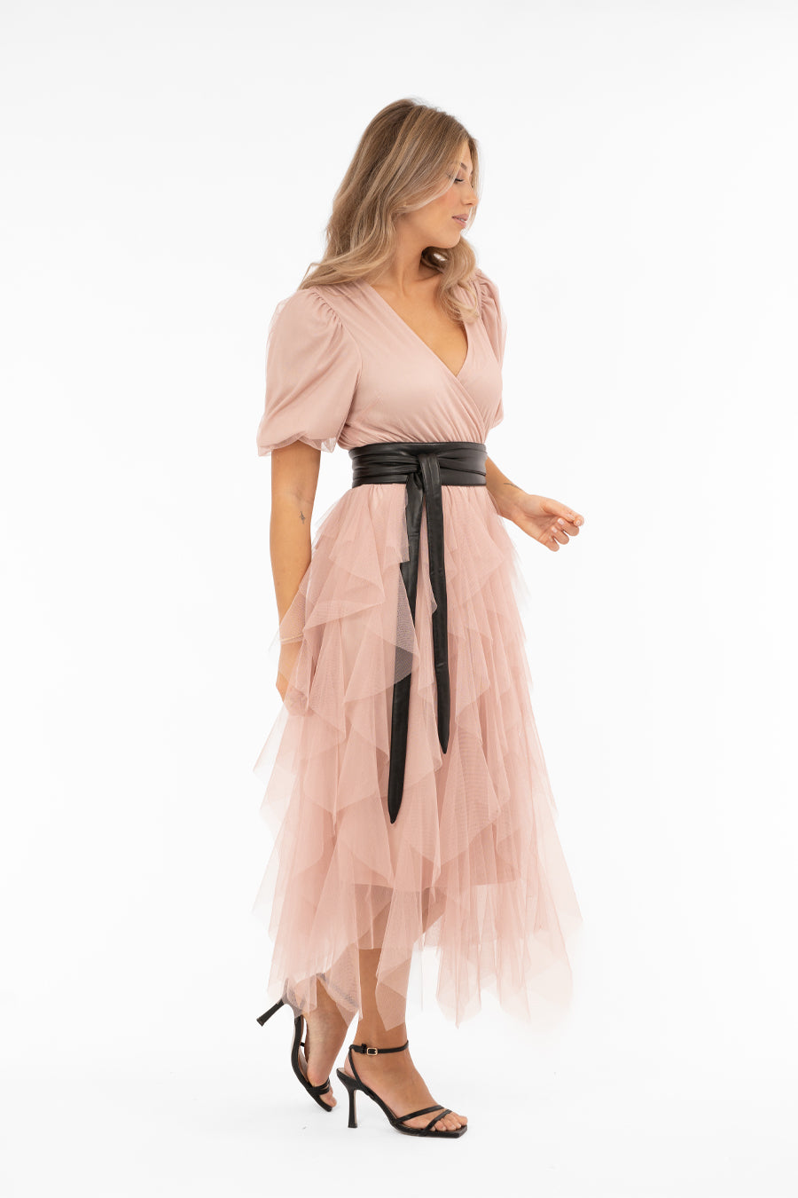 Clara Tulle Dress Powder Pink