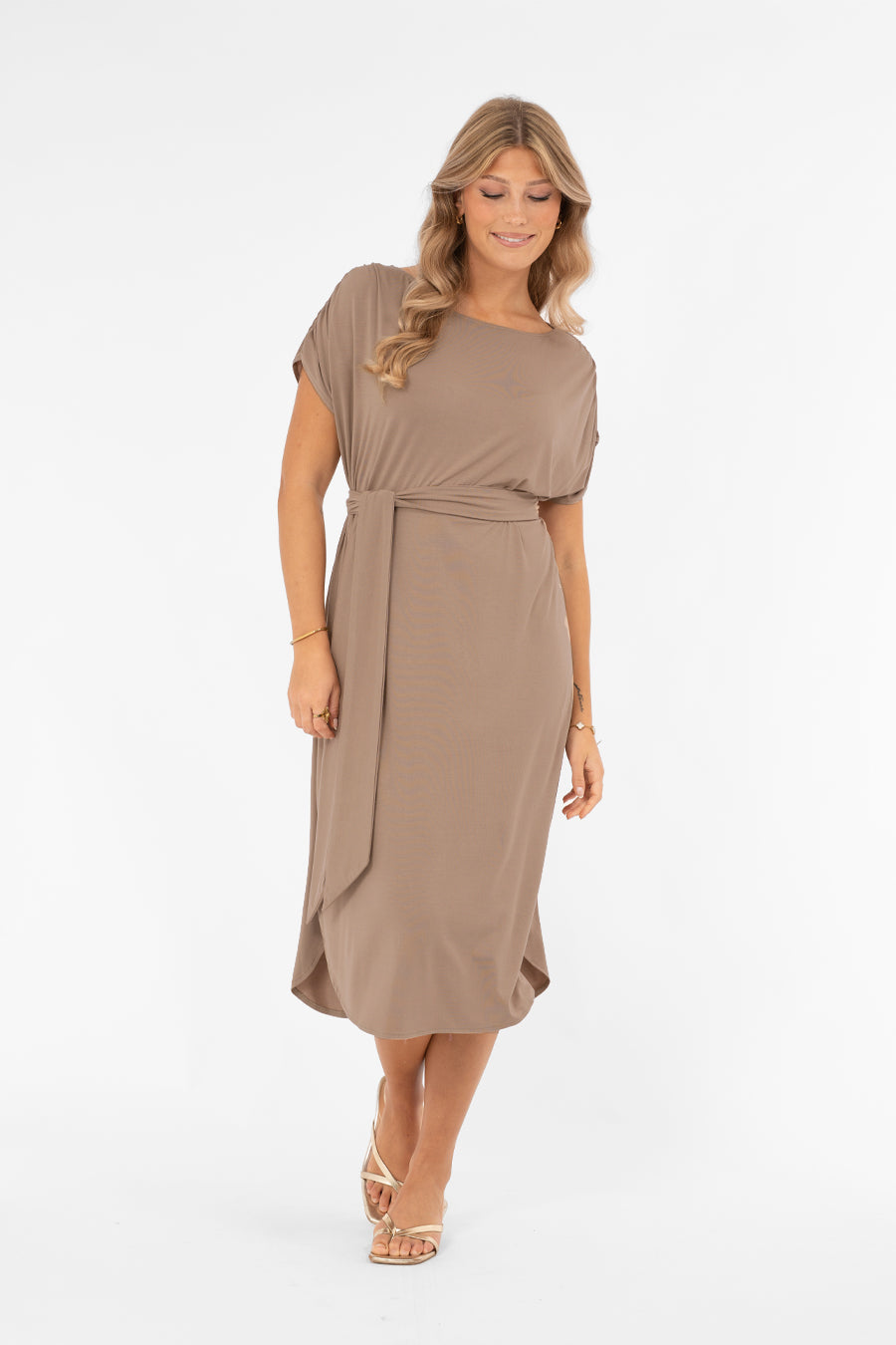 Ellery Klänning Beige/Svart